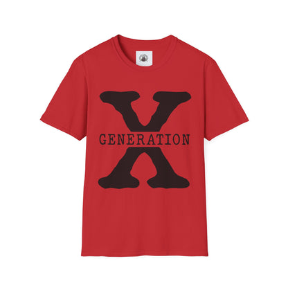 Generation X Unisex T-Shirt | Retro Graphic Tee, Vintage Style Shirt, Gift for Gen X, Casual Wear, Nostalgic Fashion