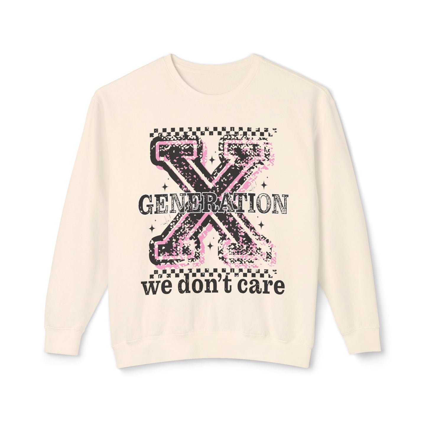 Generation X 'We Don't Care' Crewneck Sweatshirt