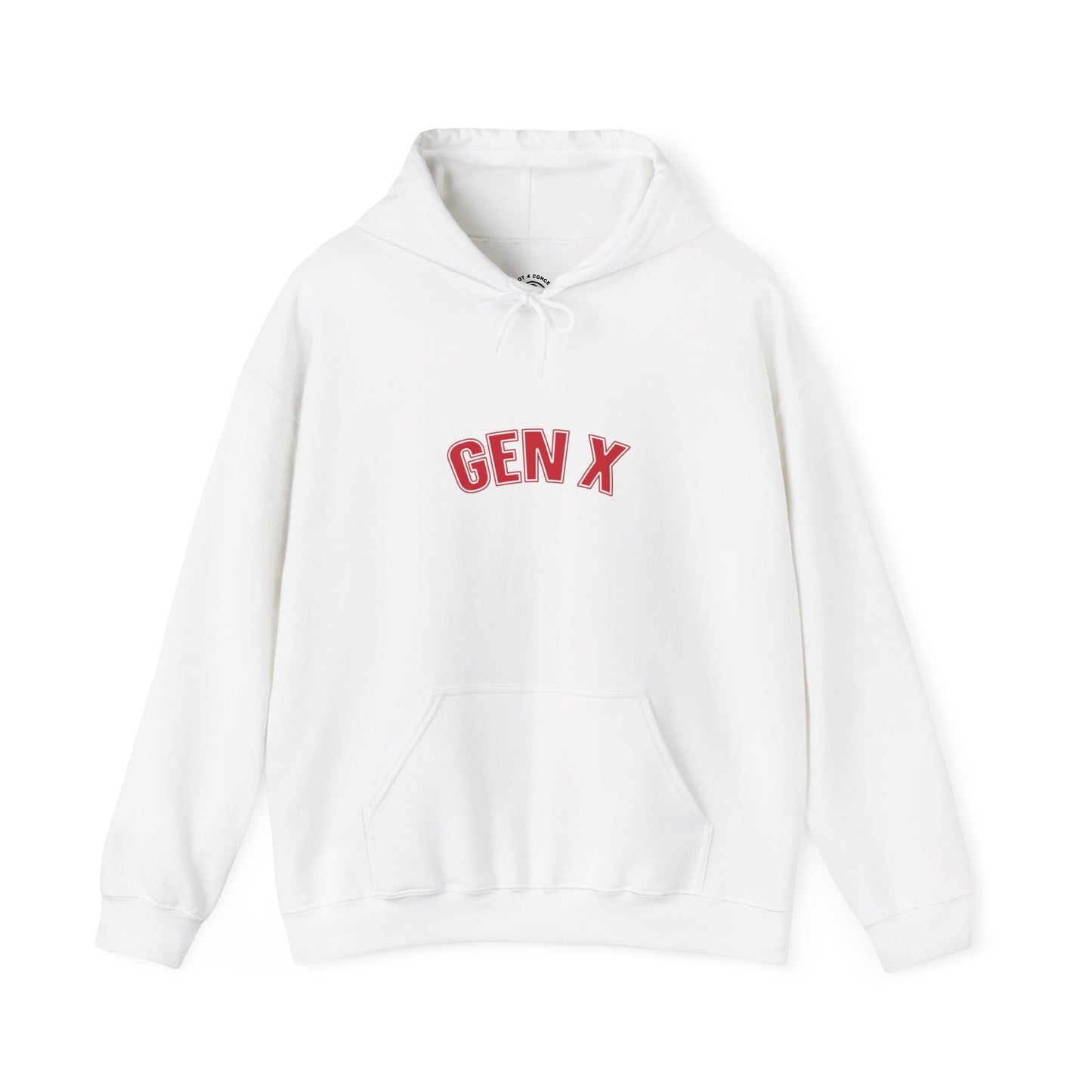 Gen X Retro Hoodie — Vintage Collegiate Pullover for Generation X