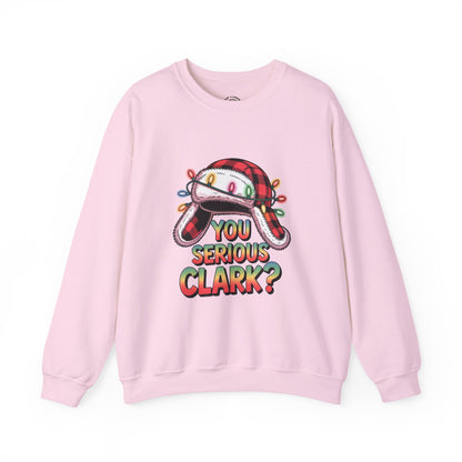 Holiday 'You Serious Clark?' Crewneck Sweatshirt — Funny Christmas Griswold Design