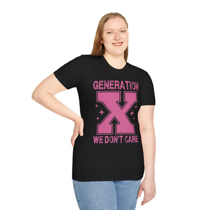 Generation X- "We Don't Care" Graphic
