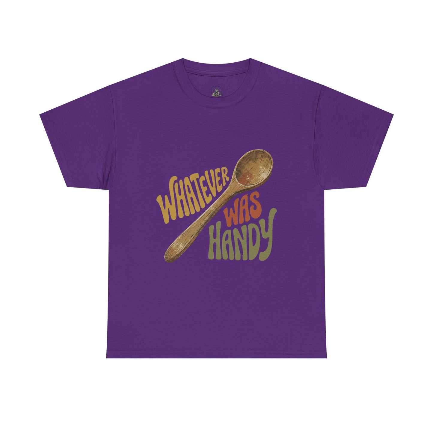 Whatever Was Handy Spoon Graphic Tee — Funny Kitchen Cooking T‑Shirt