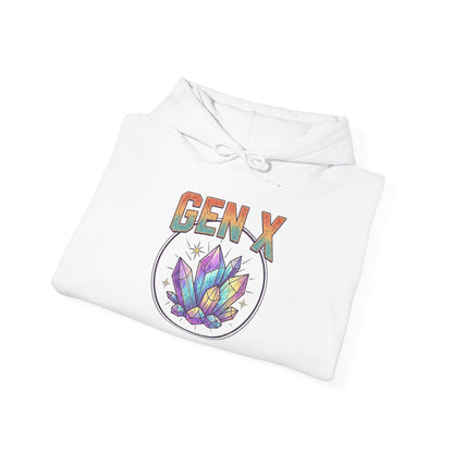 Gen X Hoodie — Colorful Lotus Graphic Pullover