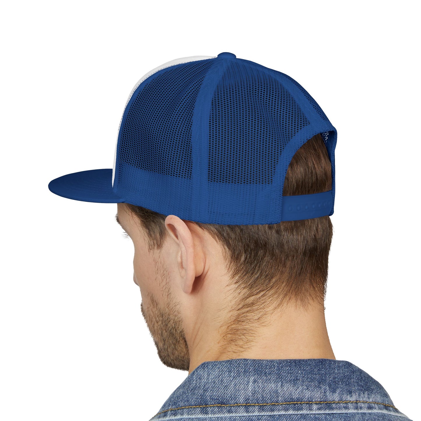 Embroidered 5 Panel Trucker Cap - Stylish Casual Hat for Outdoor Adventures, Perfect Gift for Dad, Summer Vibes, Fashionable Headwear