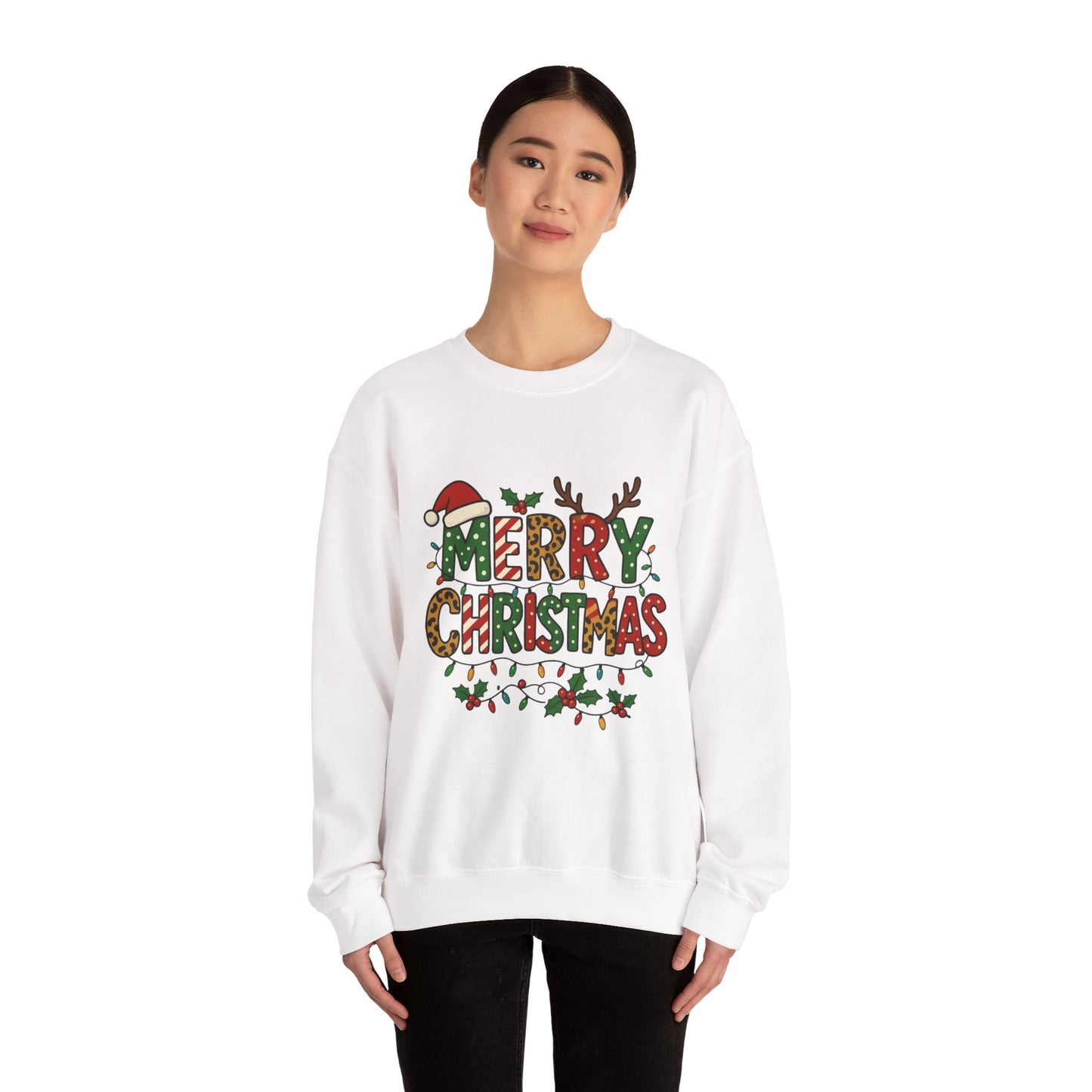 Christmas Sweatshirt — 'Merry Christmas' Holiday Crewneck