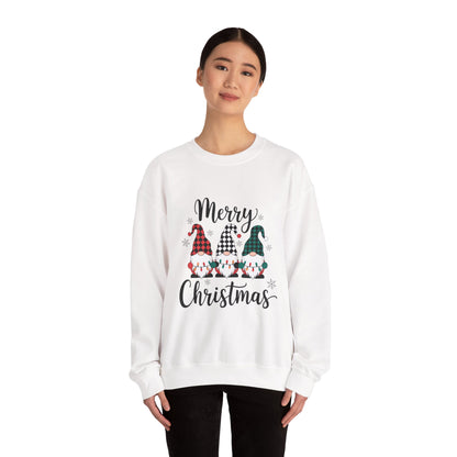 Merry Christmas Gnome Sweatshirt — Holiday Crewneck for Women & Men