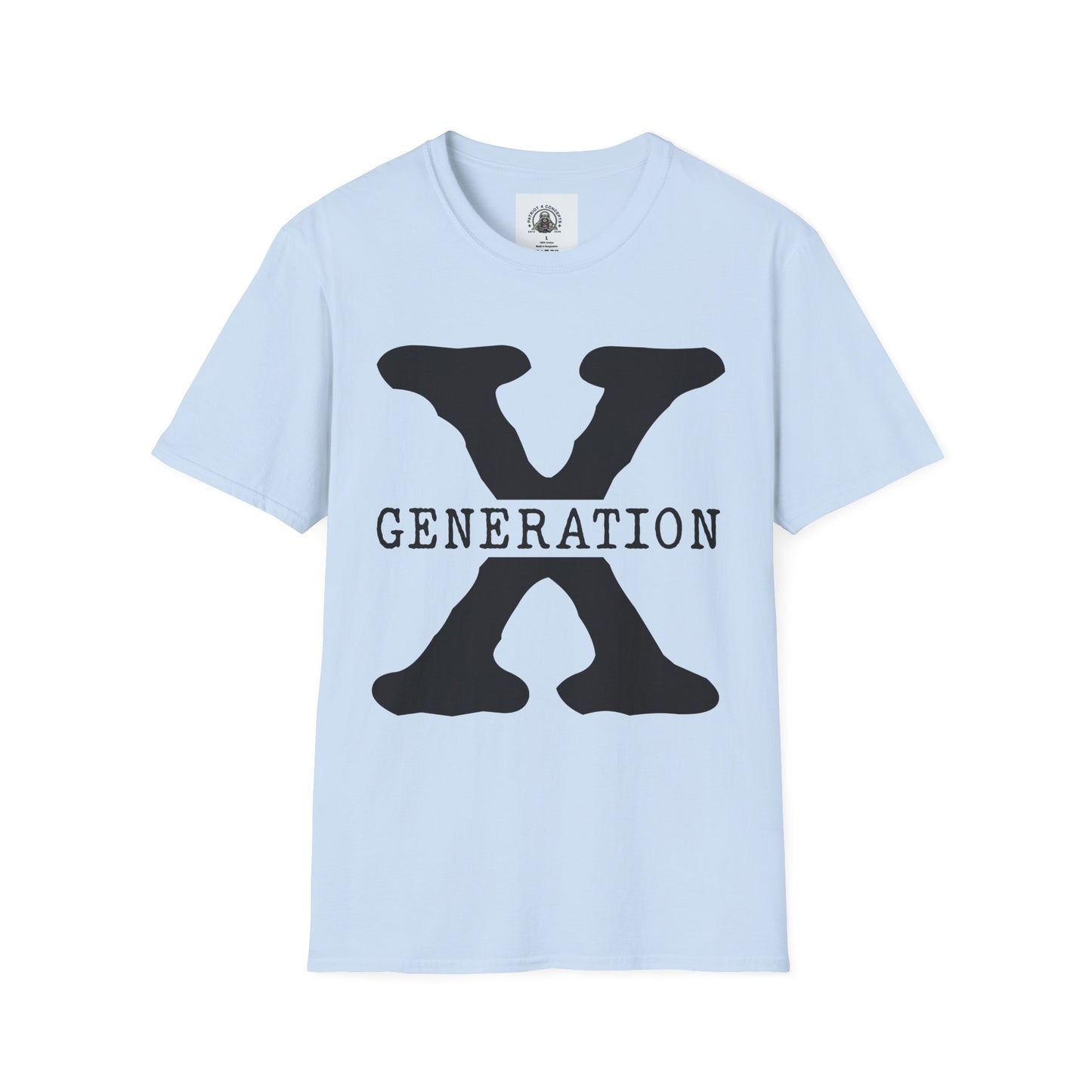 Generation X Unisex T-Shirt | Retro Graphic Tee, Vintage Style Shirt, Gift for Gen X, Casual Wear, Nostalgic Fashion