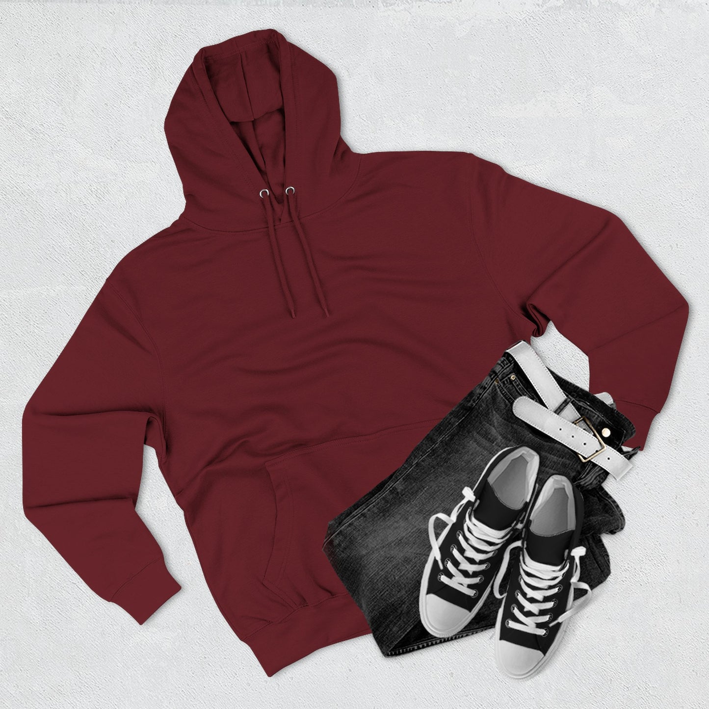 American Flag Skull Hoodie – Patriotic Grunge Fleece Pullover