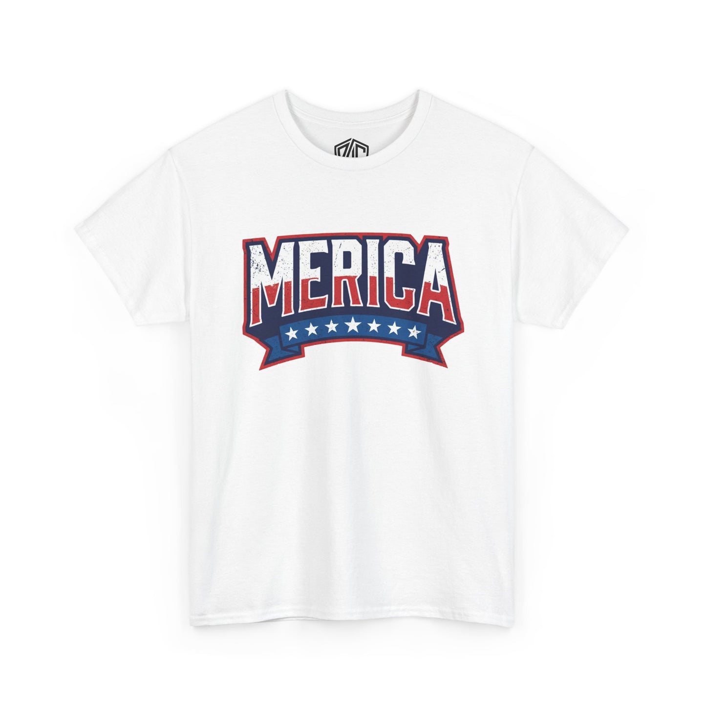Merica Flag Graphic Tee — Vintage Americana 4th of July T‑Shirt