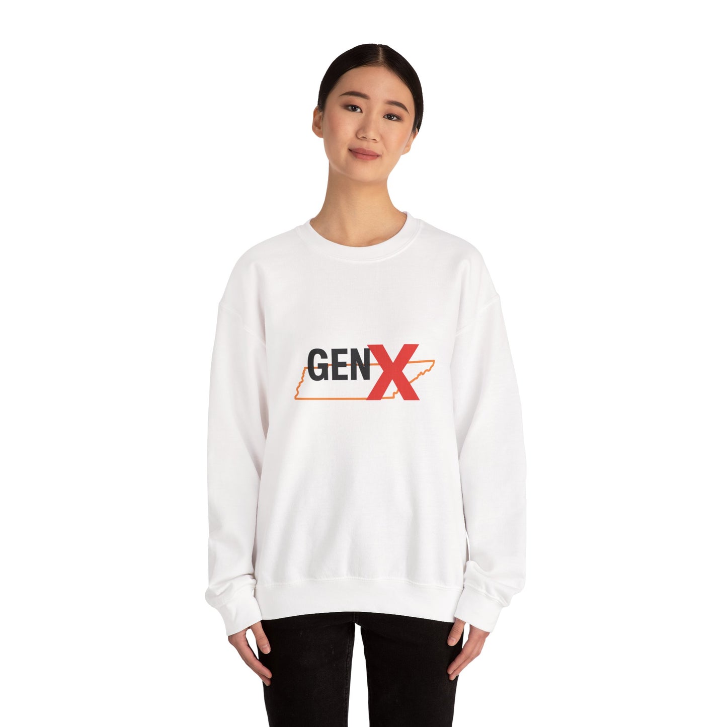 Gen X Pride Crewneck Sweatshirt, Vintage Style, Casual Comfort, Unisex Fashion, Gift for Gen X, Retro Apparel