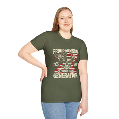 Proud Member of 1965-1980 Generation X T-Shirt