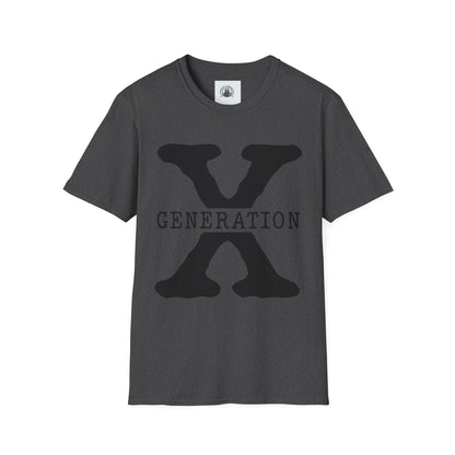 Generation X Unisex T-Shirt | Retro Graphic Tee, Vintage Style Shirt, Gift for Gen X, Casual Wear, Nostalgic Fashion