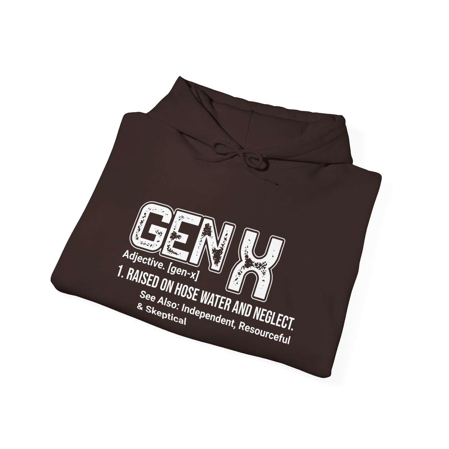 Gen X Definition Hoodie — Retro 'Gen X' Graphic Pullover