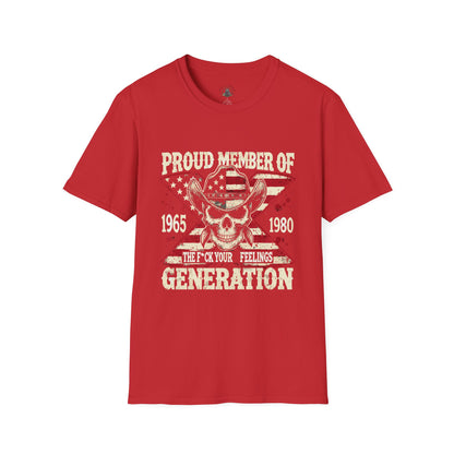 Proud Member of 1965-1980 Generation X T-Shirt