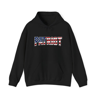 Patriot Flag Graphic Hoodie — American Flag 'PATRIOT' Pullover