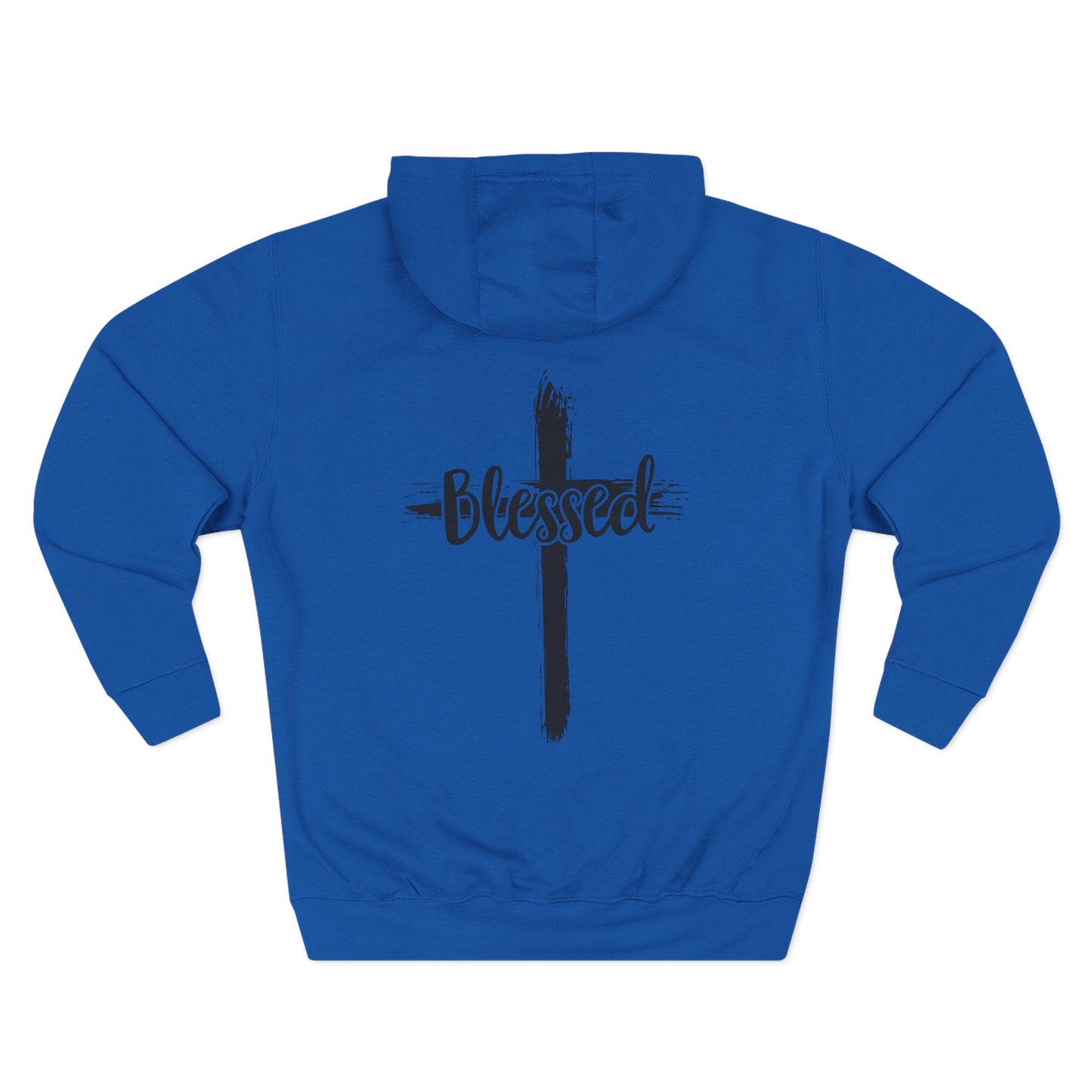 Blessed Cross Hoodie — Christian Faith Graphic Hoodie
