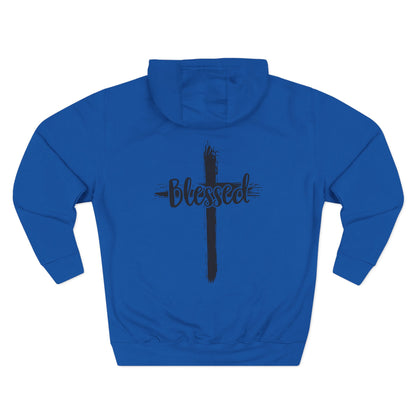 Blessed Cross Hoodie — Christian Faith Graphic Hoodie