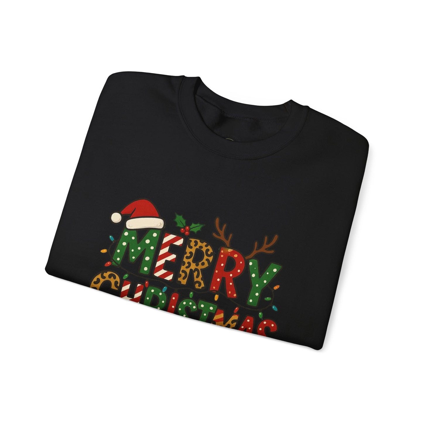 Christmas Sweatshirt — 'Merry Christmas' Holiday Crewneck
