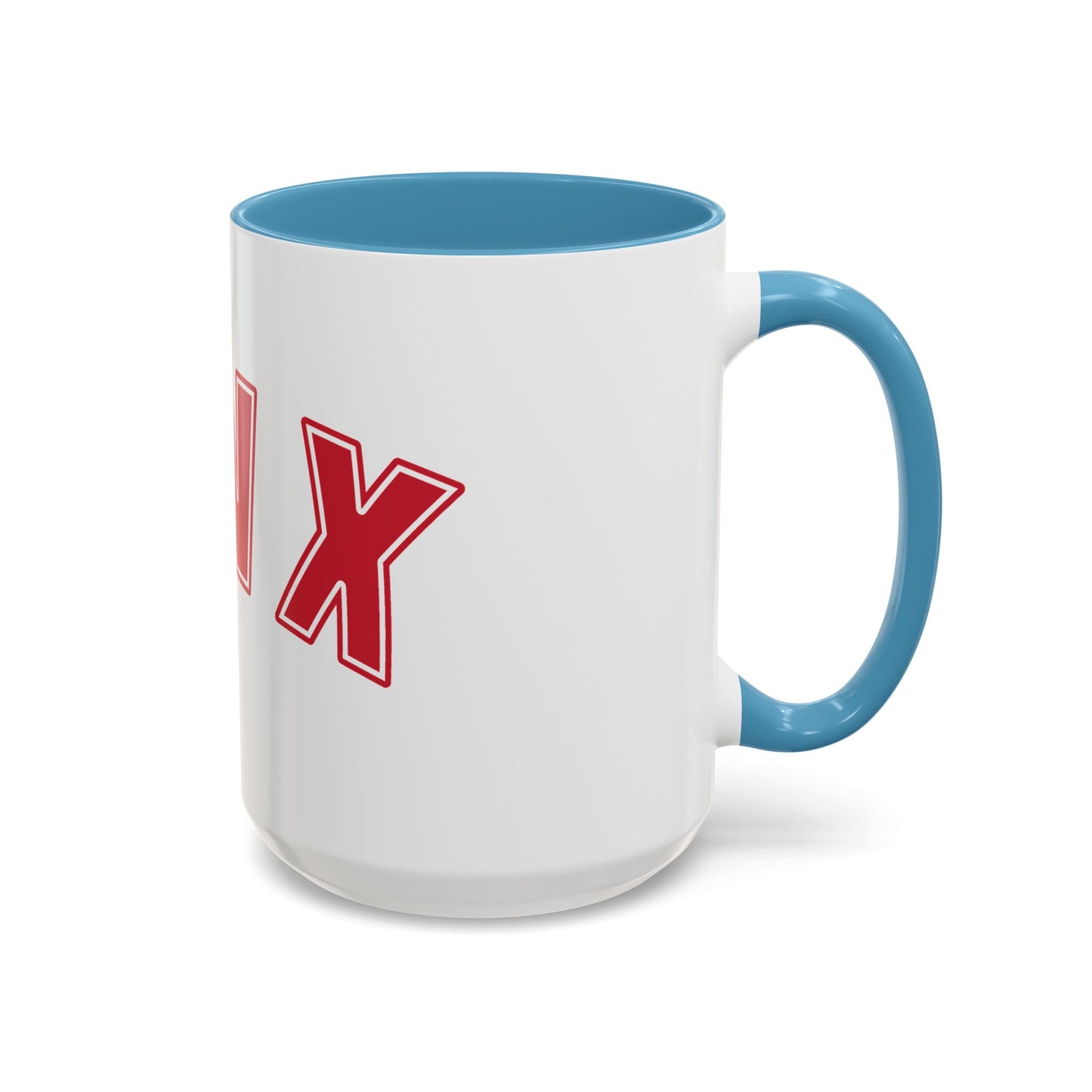 Gen X Coffee Mug — Retro Bold Red Accent Mug (11/15oz)