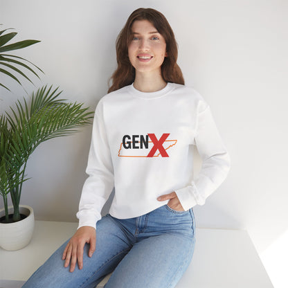 Gen X Pride Crewneck Sweatshirt, Vintage Style, Casual Comfort, Unisex Fashion, Gift for Gen X, Retro Apparel