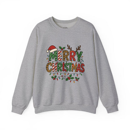 Christmas Sweatshirt — 'Merry Christmas' Holiday Crewneck