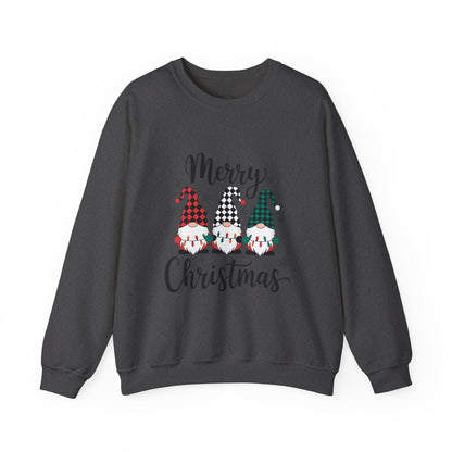 Merry Christmas Gnome Sweatshirt — Holiday Crewneck for Women & Men