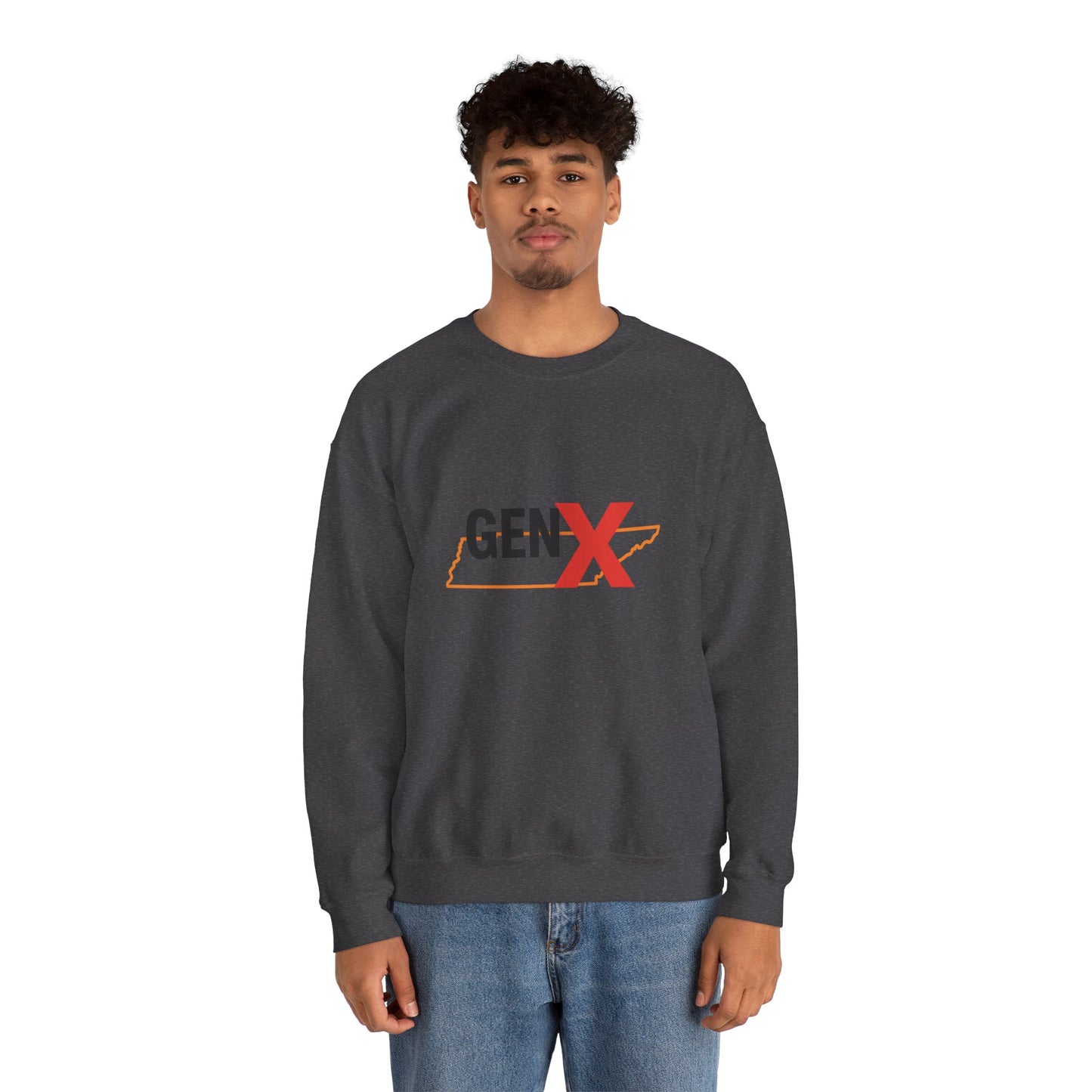 Gen X Pride Crewneck Sweatshirt, Vintage Style, Casual Comfort, Unisex Fashion, Gift for Gen X, Retro Apparel