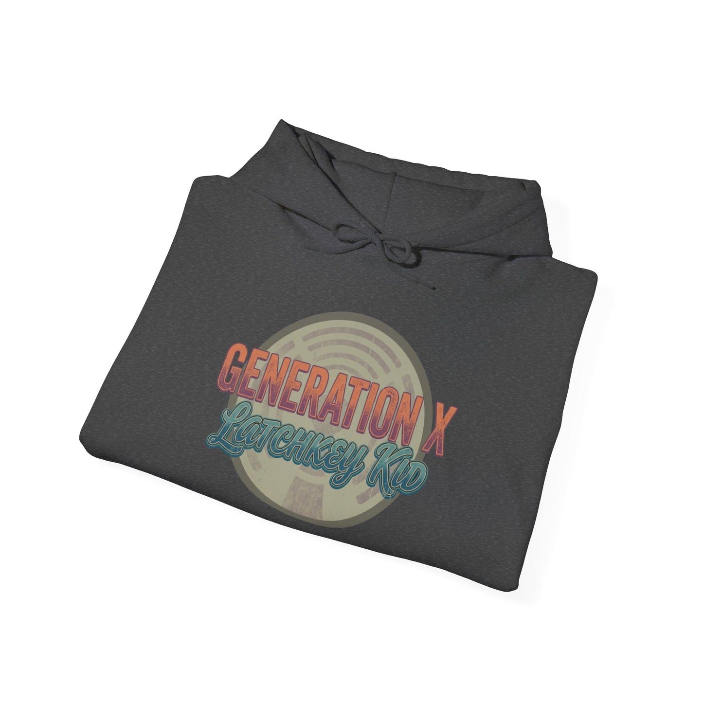 Generation X Vintage Logo Hoodie — Retro 70s Style "Generation X" Graphic Sweatshirt