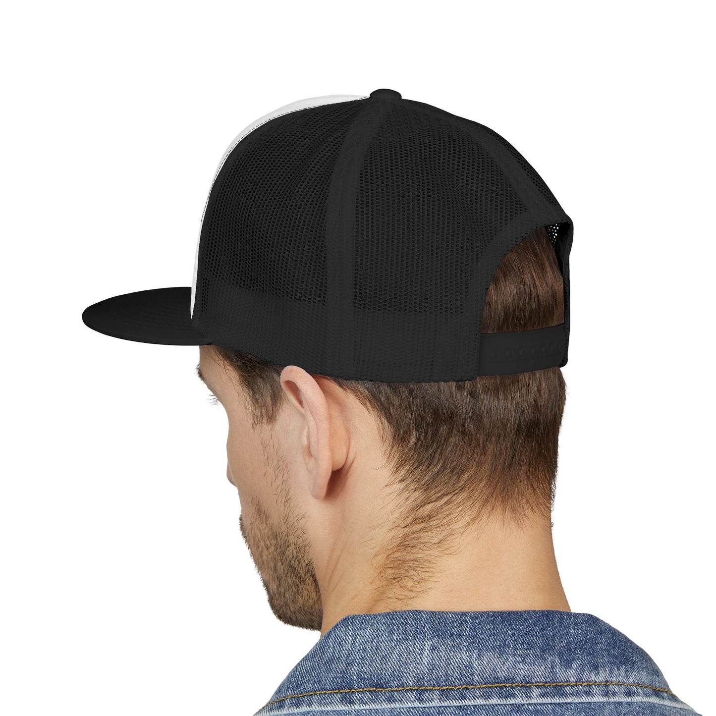 Embroidered 5 Panel Trucker Cap - Stylish Casual Hat for Outdoor Adventures, Perfect Gift for Dad, Summer Vibes, Fashionable Headwear