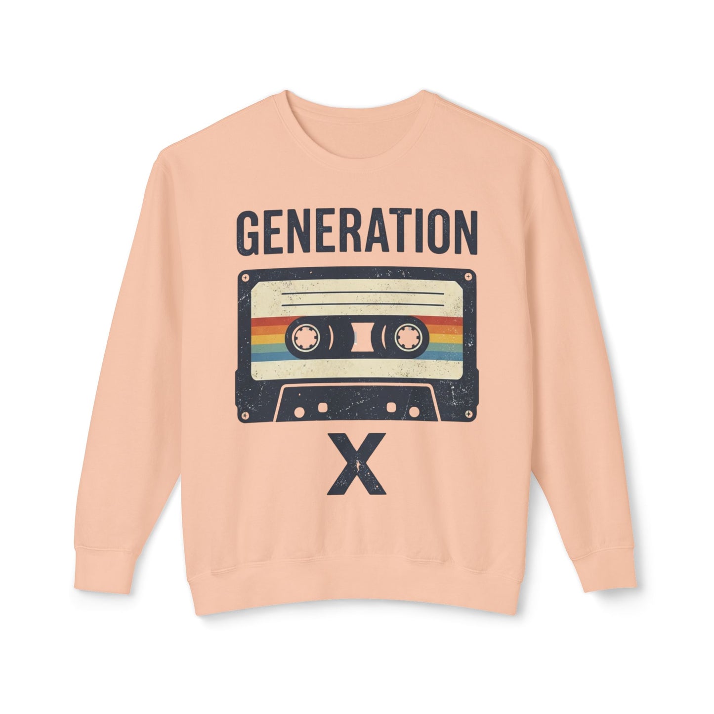 Generation X Retro Cassette Crewneck Sweatshirt
