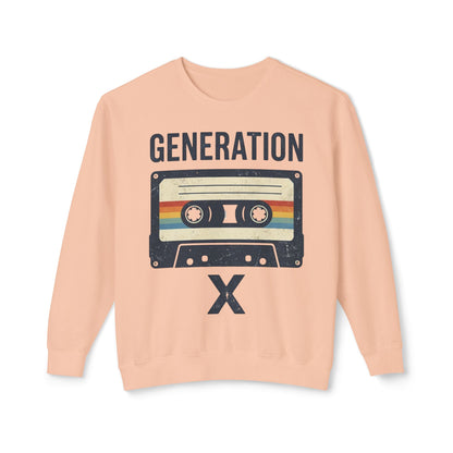 Generation X Retro Cassette Crewneck Sweatshirt