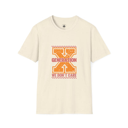 Generation X 'We Don't Care' Graphic T-Shirt
