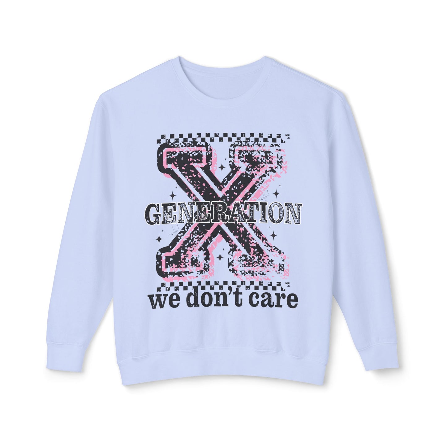Generation X 'We Don't Care' Crewneck Sweatshirt