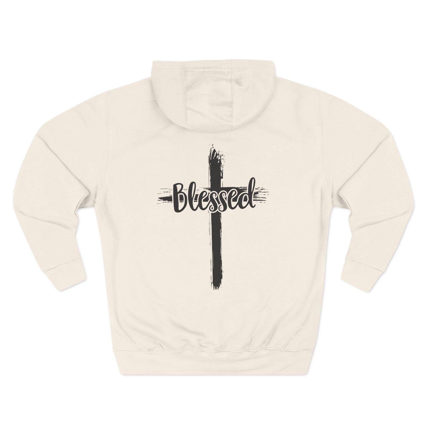Blessed Cross Hoodie — Christian Faith Graphic Hoodie