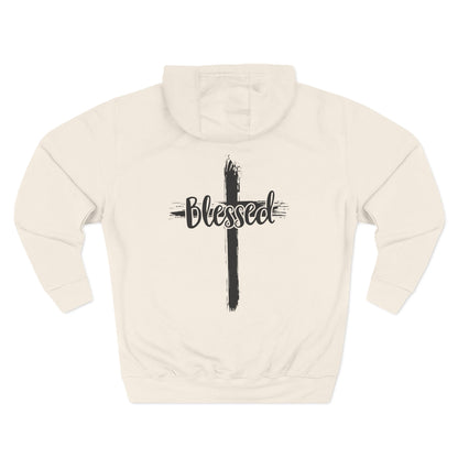 Blessed Cross Hoodie — Christian Faith Graphic Hoodie