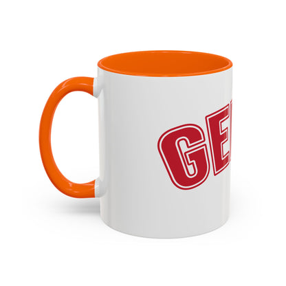 Gen X Coffee Mug — Retro Bold Red Accent Mug (11/15oz)