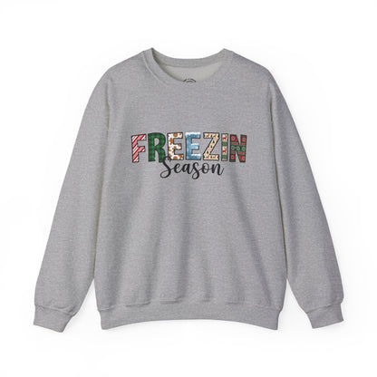 Freezin Season Sweatshirt – Cozy Winter Crewneck