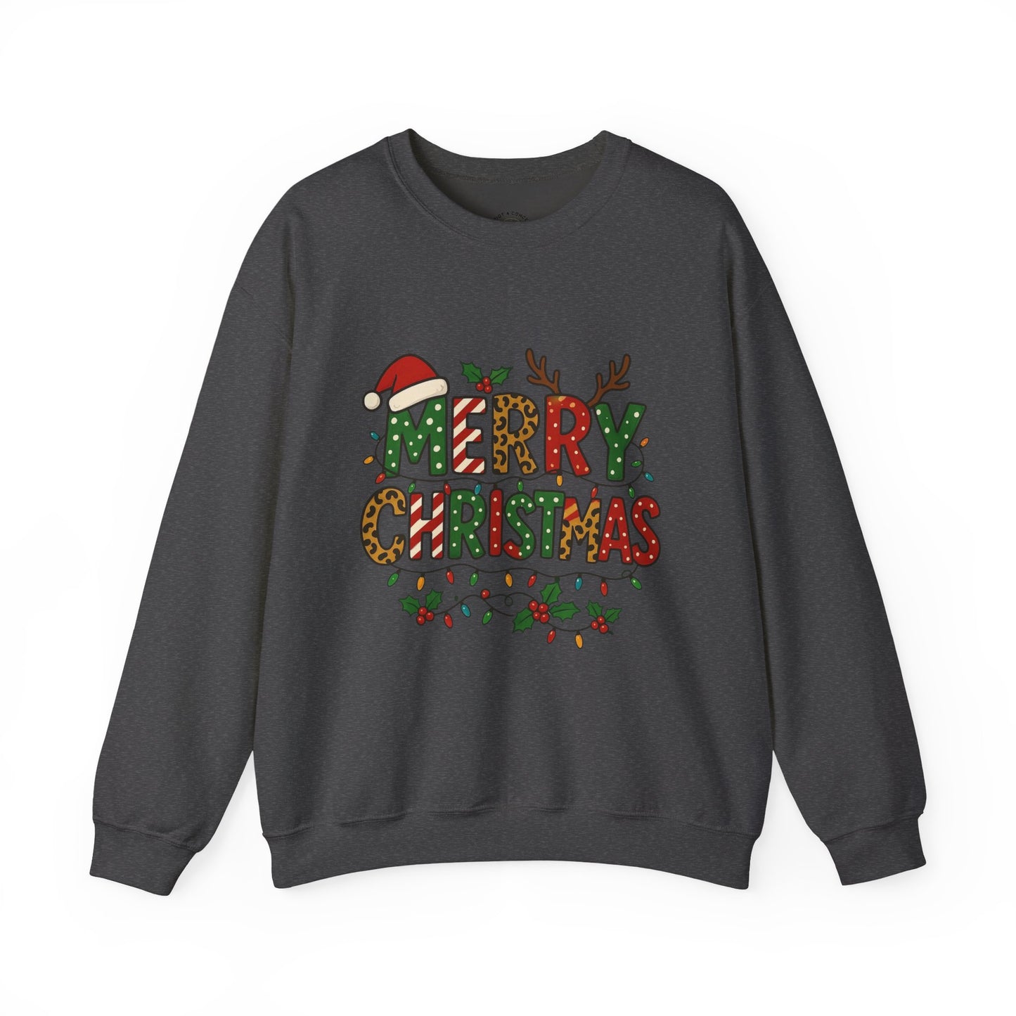 Christmas Sweatshirt — 'Merry Christmas' Holiday Crewneck