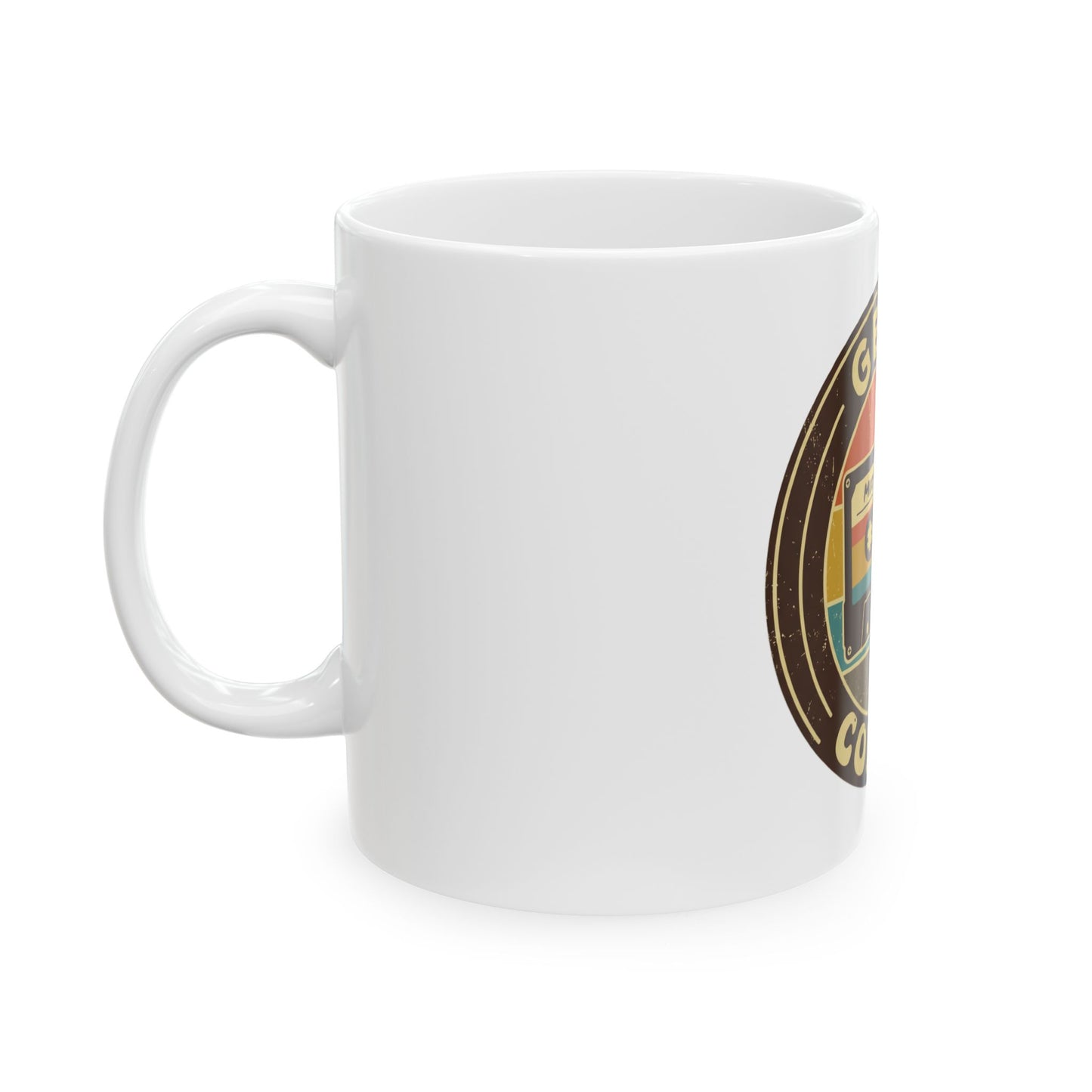 Generation X Coffee Ceramic Mug (11oz/15oz) – Retro Nostalgia Coffee Cup