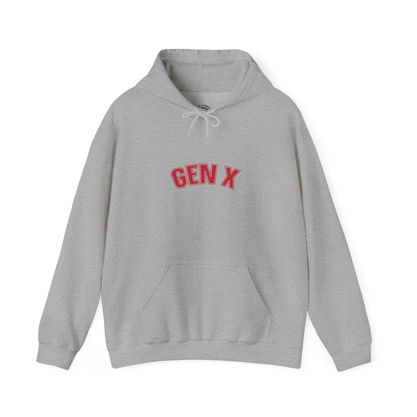 Gen X Retro Hoodie — Vintage Collegiate Pullover for Generation X