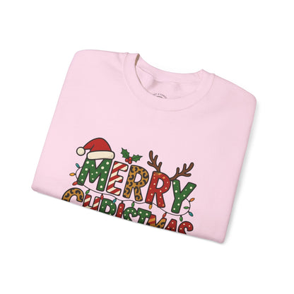 Christmas Sweatshirt — 'Merry Christmas' Holiday Crewneck