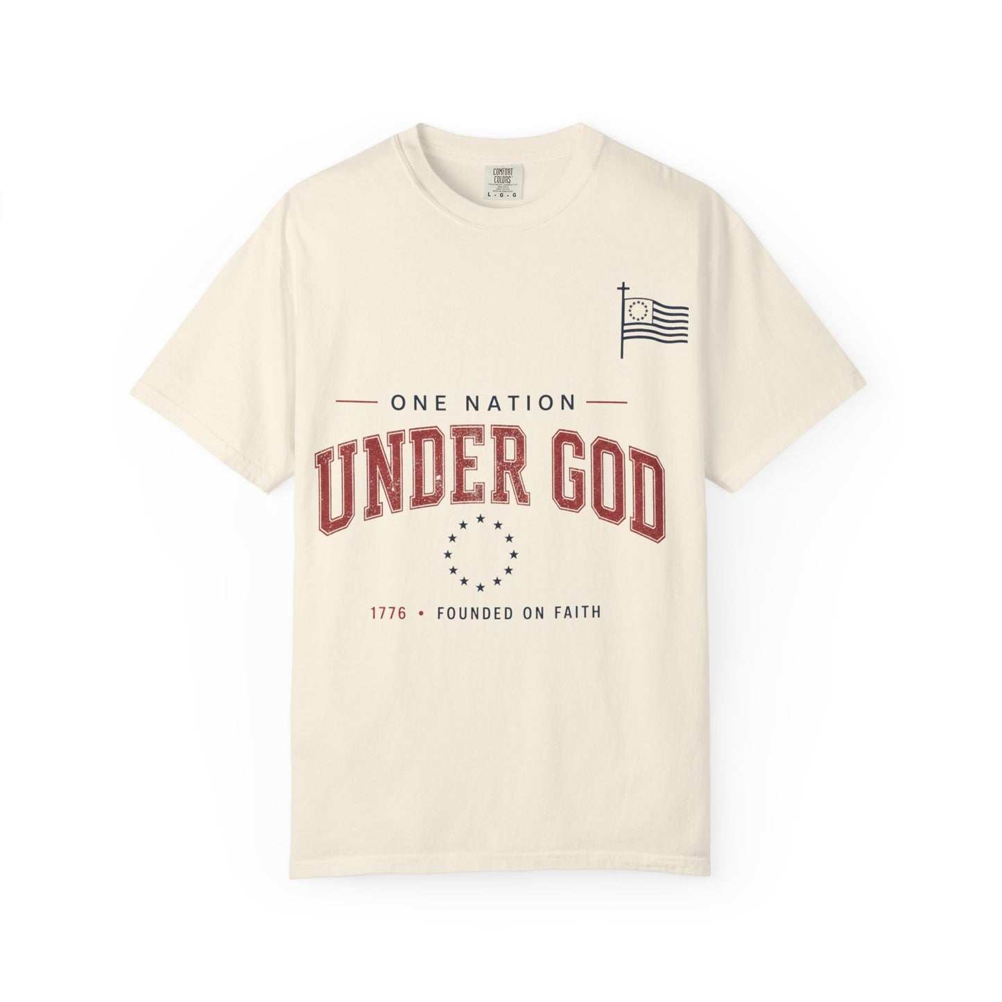 Under God T-Shirt — One Nation Patriotic Faith Tee