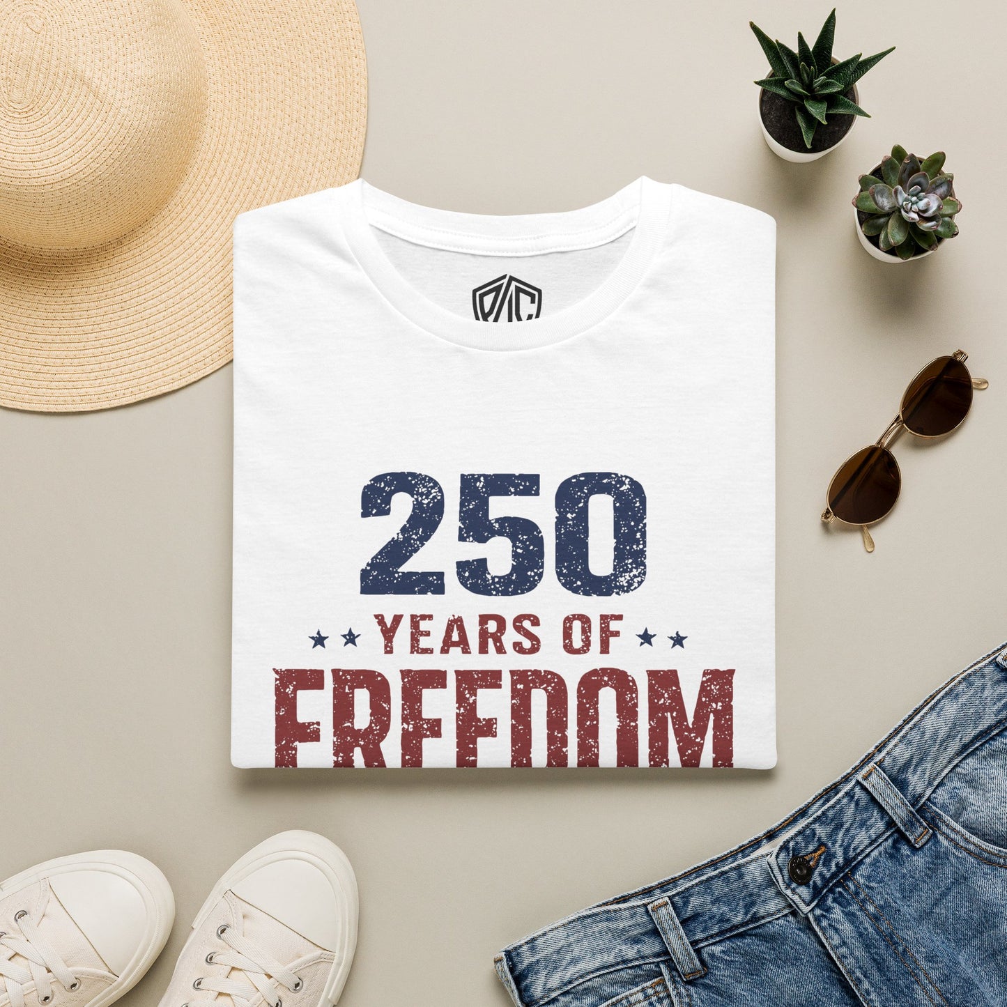 250 Years of Freedom T-Shirt — 1776–2026 Patriotic Anniversary Tee