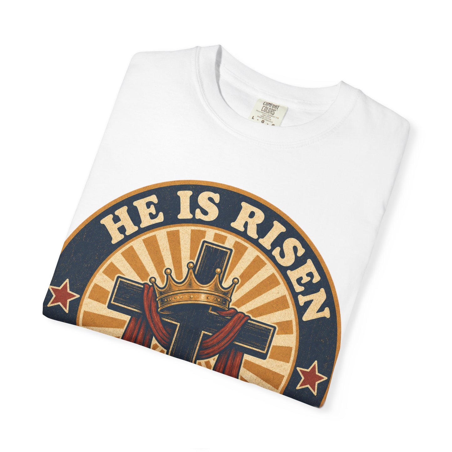 He Is Risen Hallelujah T-Shirt — Matthew 28:6 Easter Christian Tee