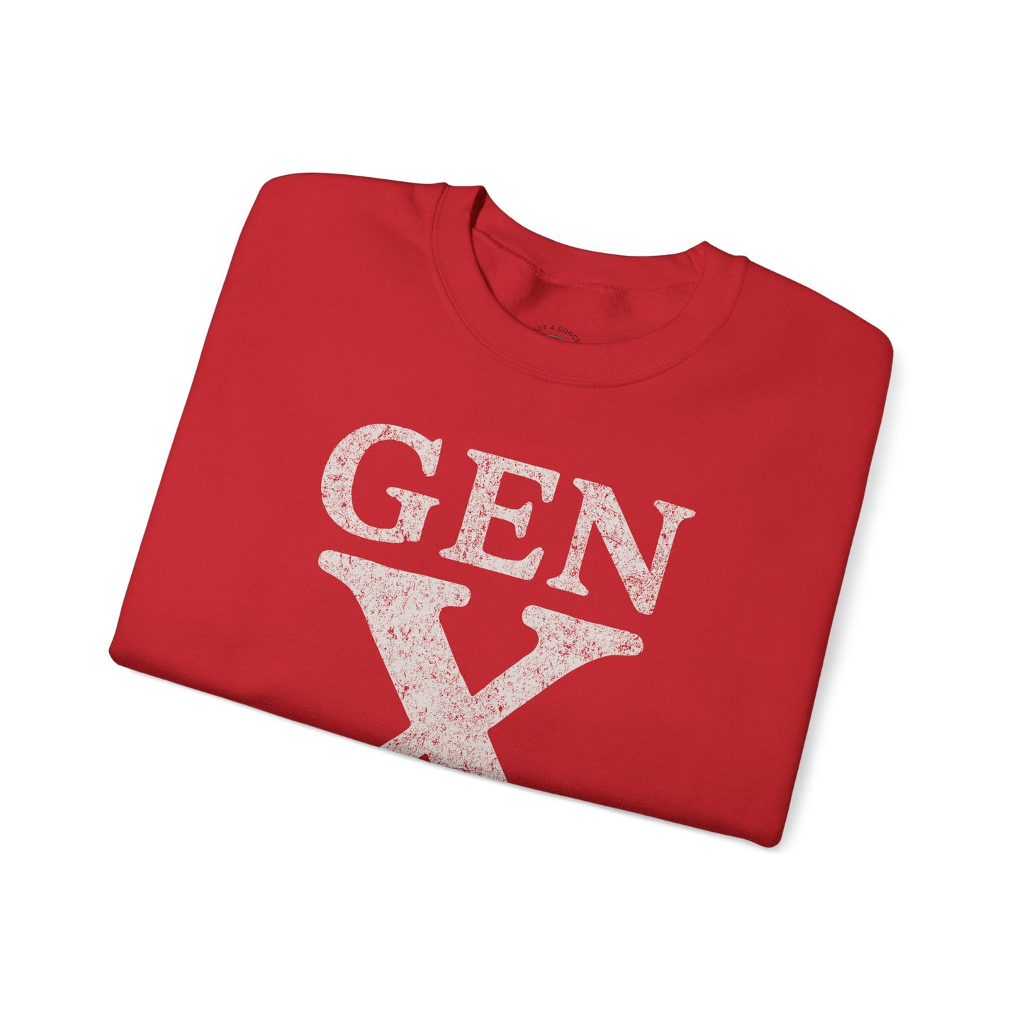 Gen X Crewneck Sweatshirt - “Gen X The Badass Generation” Retro Graphic