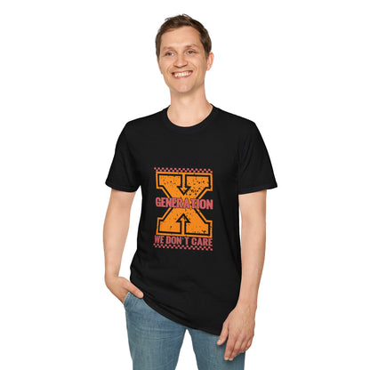 Generation X 'We Don't Care' Graphic T-Shirt