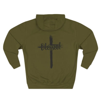 Blessed Cross Hoodie — Christian Faith Graphic Hoodie