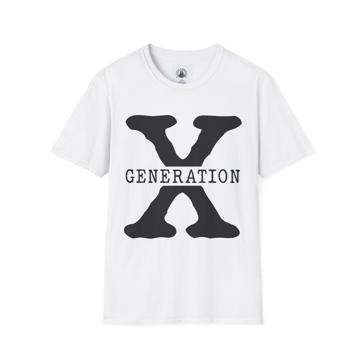 Generation X Unisex T-Shirt | Retro Graphic Tee, Vintage Style Shirt, Gift for Gen X, Casual Wear, Nostalgic Fashion