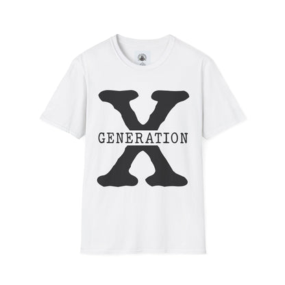 Generation X Unisex T-Shirt | Retro Graphic Tee, Vintage Style Shirt, Gift for Gen X, Casual Wear, Nostalgic Fashion