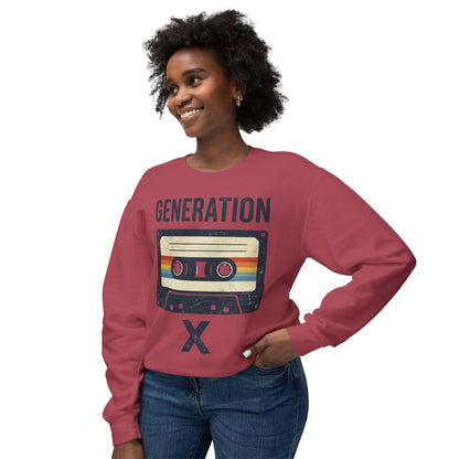 Generation X Retro Cassette Crewneck Sweatshirt